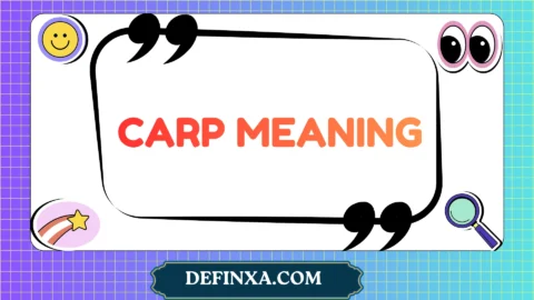 carp meaning