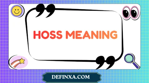 hoss meaning