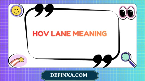 hov lane meaning