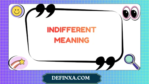 indifferent meaning