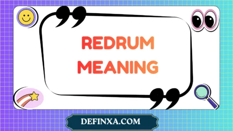 redrum meaning