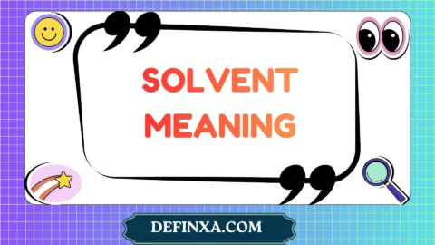 solvent meaning
