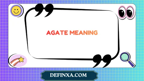 agate meaning