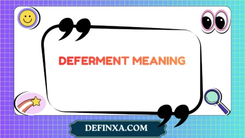 deferment meaning