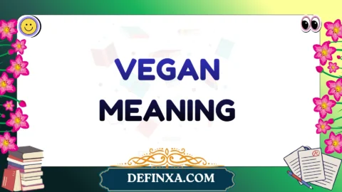 vegan meaning