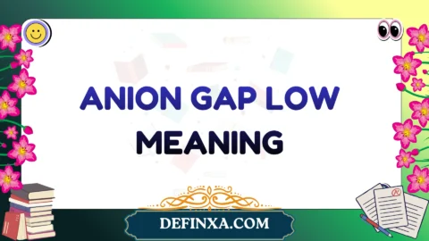 anion gap low meaning