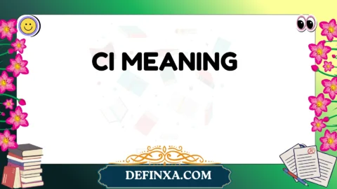 ci meaning