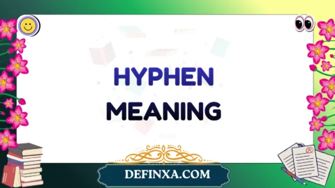 hyphen meaning