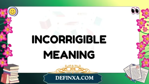incorrigible meaning