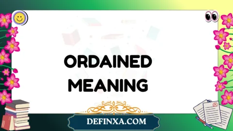 ordained meaning