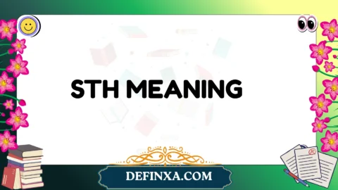 sth meaning