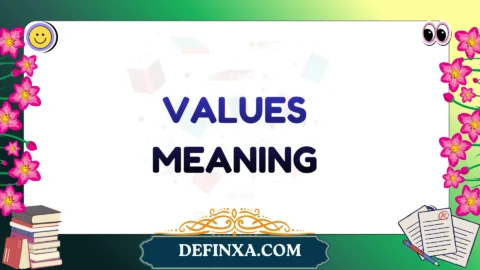 values meaning