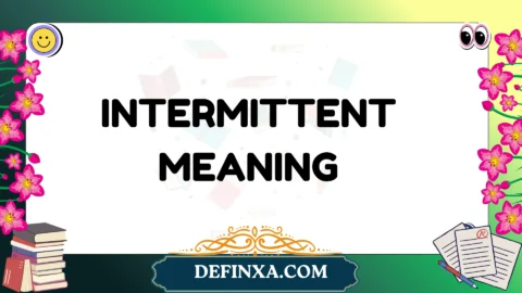 intermittent meaning