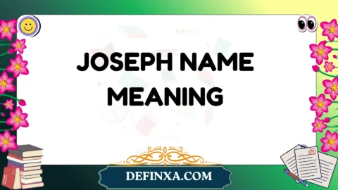 joseph name meaning