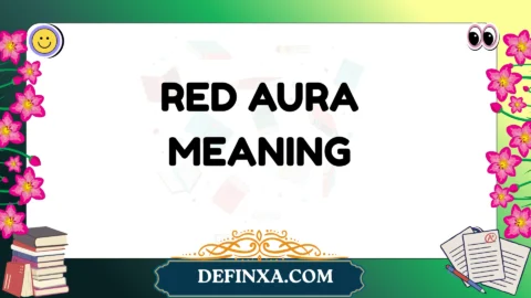red aura meaning