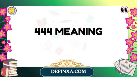 444 meaning