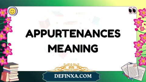 appurtenances meaning