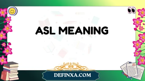 asl meaning