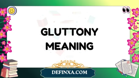 gluttony meaning