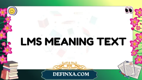 lms meaning text
