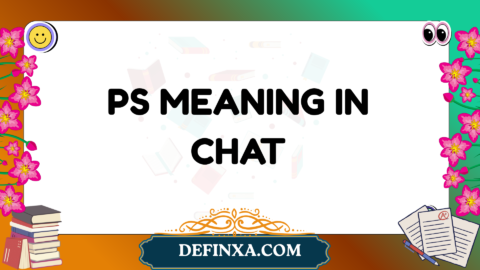 ps meaning in chat